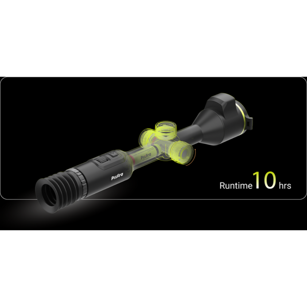 Pixfra | Pegasus 2 Lrf Thermal Riflescope | 640x512 Sensor | 50mm Lens