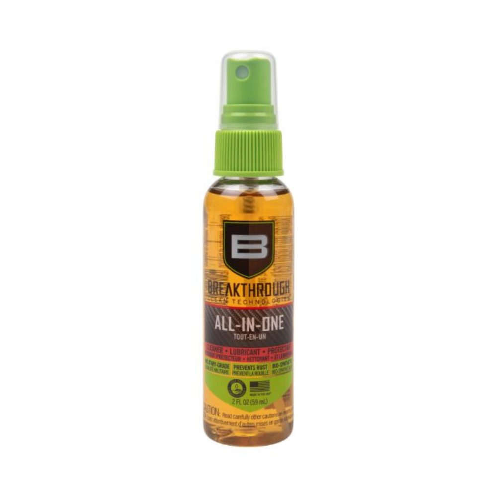 Breakthrough Clean Technologies | Battle Born Bio-Synthetic All-In-One Cleaner | Lubricant | Protectant | 2oz Bottle