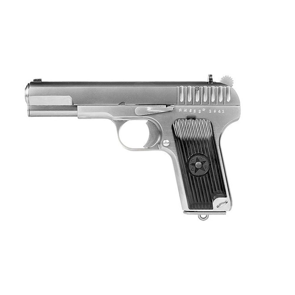 WE Tech | TT33 Tokarev GBB Airsoft Pistol | Silver