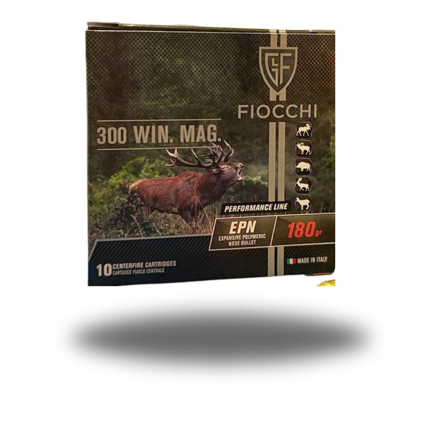 Fiocchi | Metal Cartridges 300win. Mag. 180g EPN