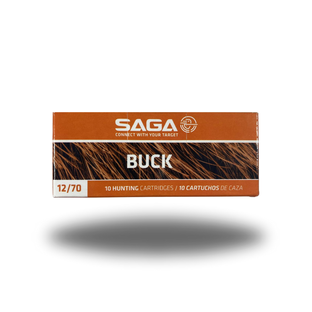 Saga | Buck Shot Cartridges | 12g | 34gm | 9 Pellet