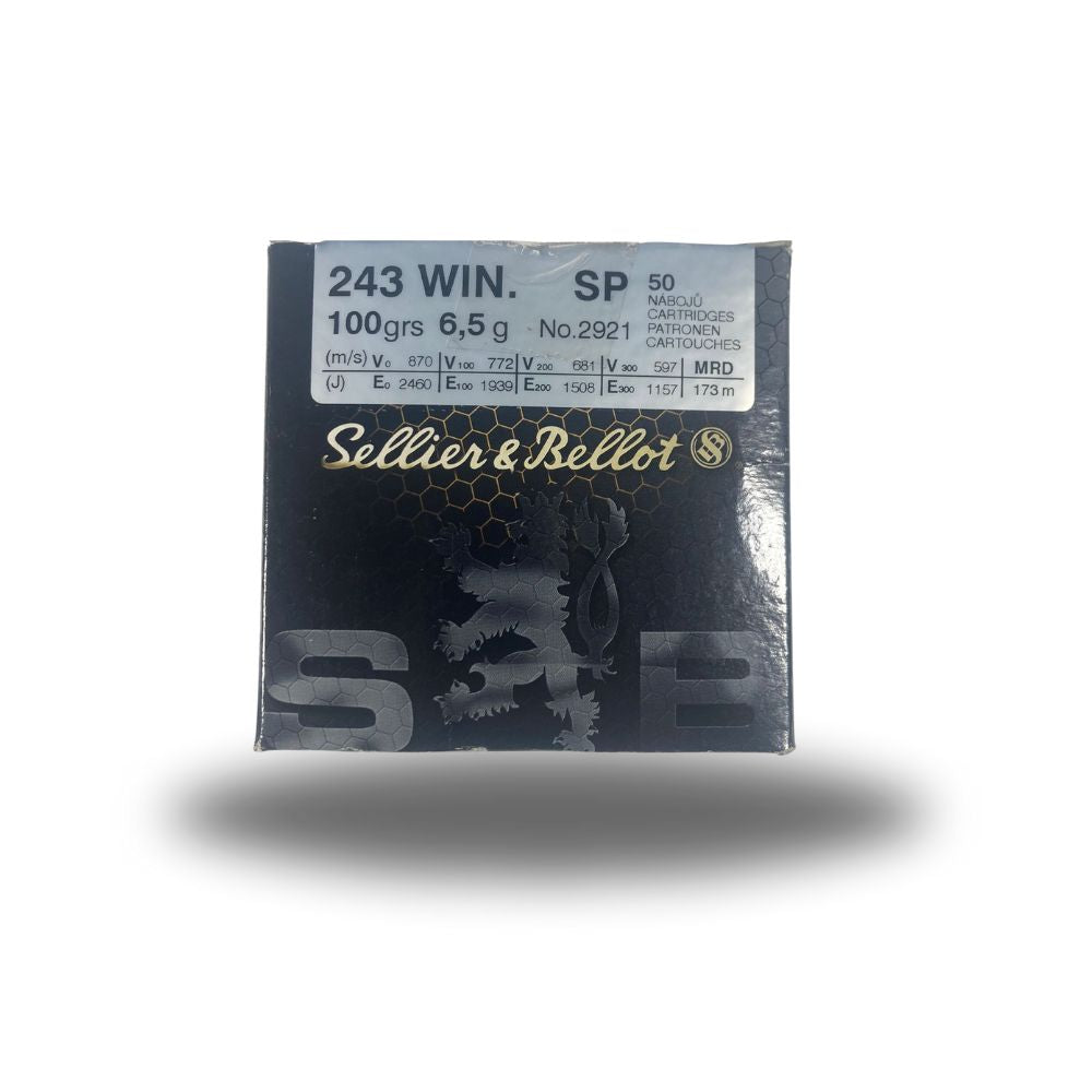 Sellier & Bellot | 243 WIN 100 GRS / 6.45 G SP | 50 PCS BULK PACK