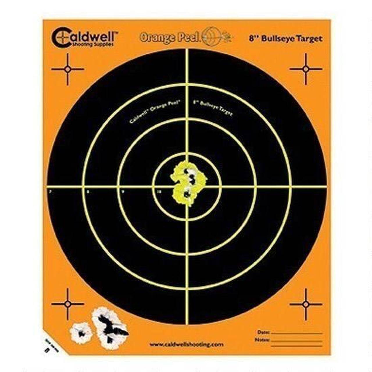 Caldwell Target, 8", Bulls-Eye, 5-Pack 805-645
