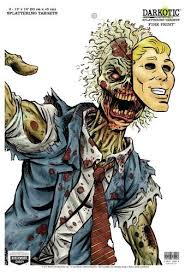 Darkotic Splatter Targets 12"x18" - Fine Print - 8 pack