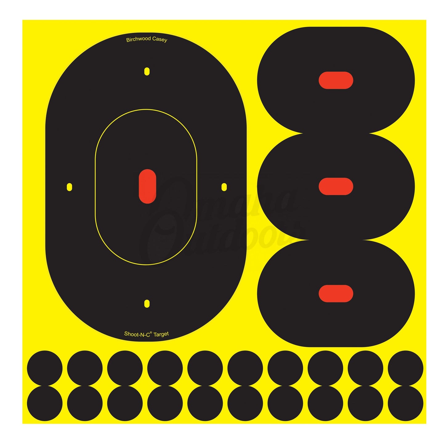 Wildhunter.ie - Shoot'N'C | Reactictive/Splatter Self Adhesive Target | Plus Repair Pasters - Airsoft Accessories
