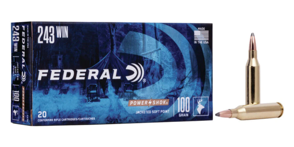 Wildhunter.ie - Federal Powershock 243 100gr - Centre Fire Ammo