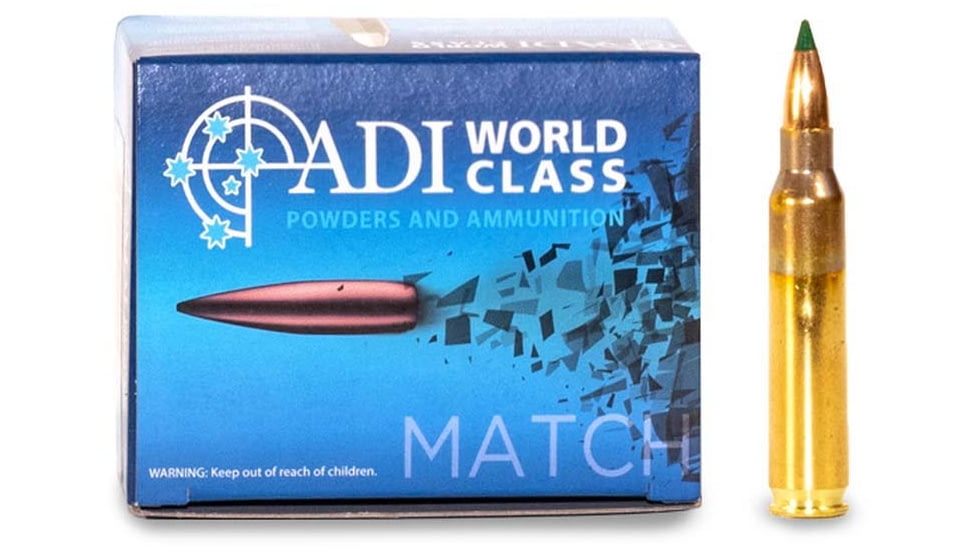 Wildhunter.ie - ADI World Class | Match Ammunition | Sierra Blitzking | 55gr | .223REM - Centre Fire Ammo