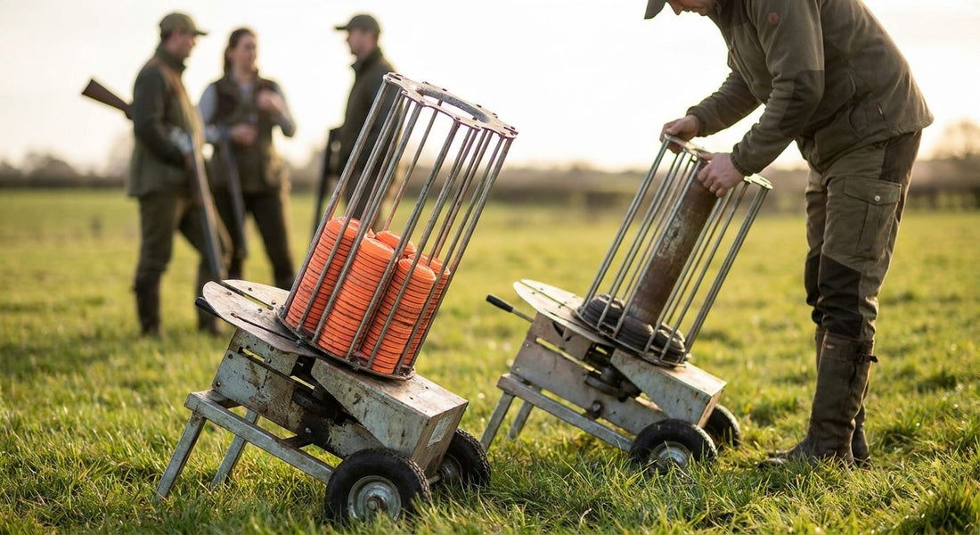 Clay traps for solo and small group clay shooting