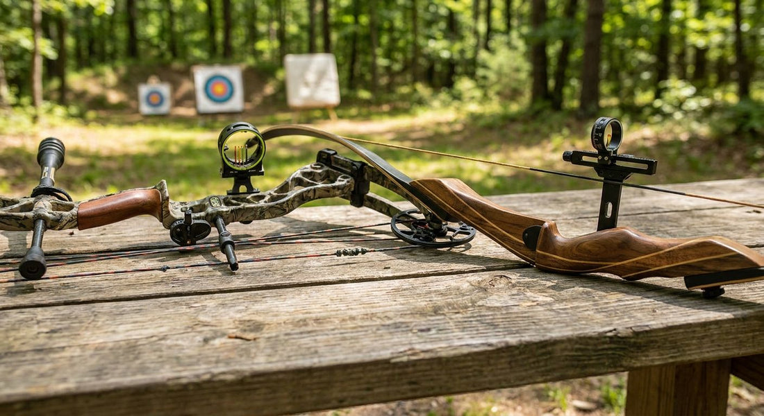 Bow sights for compound and recurve bows