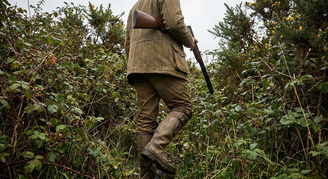 Clothing for rough shooting in Irish hedgerows