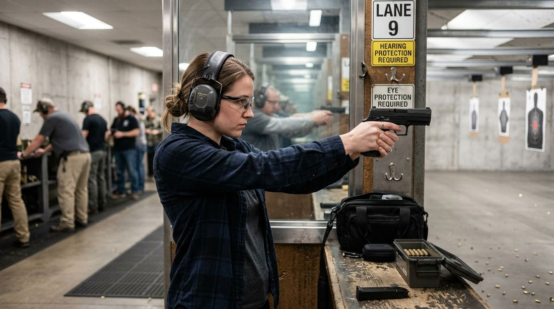 Hearing protection for indoor pistol ranges