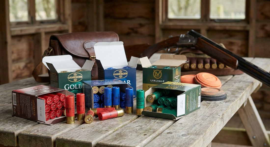 Shotgun cartridges for clay pigeon shooting