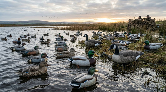 Decoys for wildfowling ducks and geese