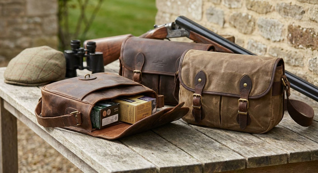 Cartridge bags for carrying shotgun ammo