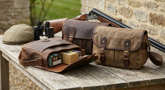 Cartridge bags for carrying shotgun ammo