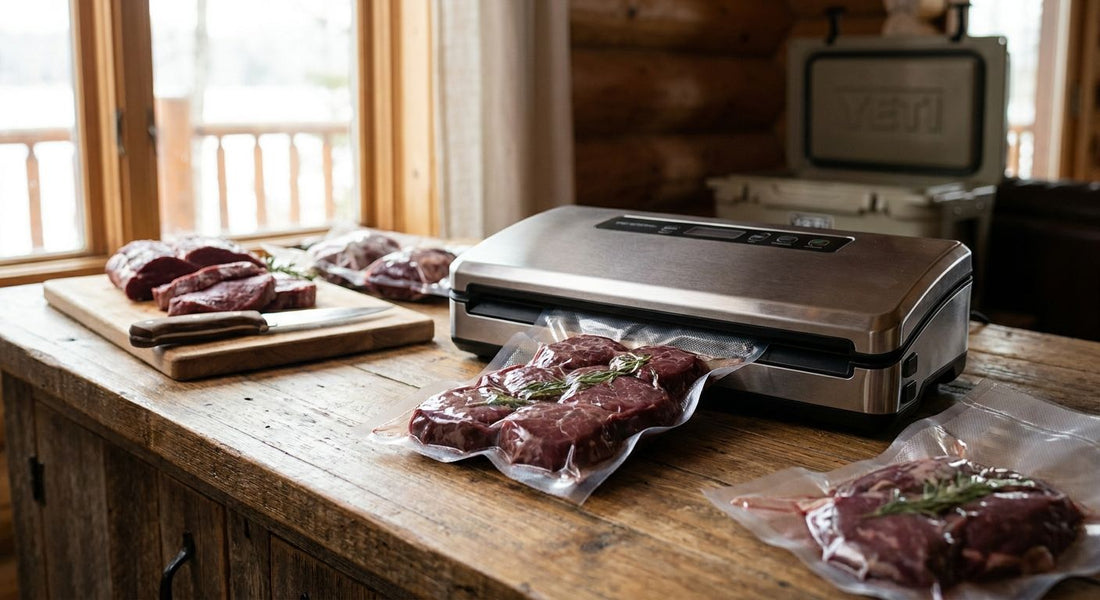 Vacuum sealers for storing game meat