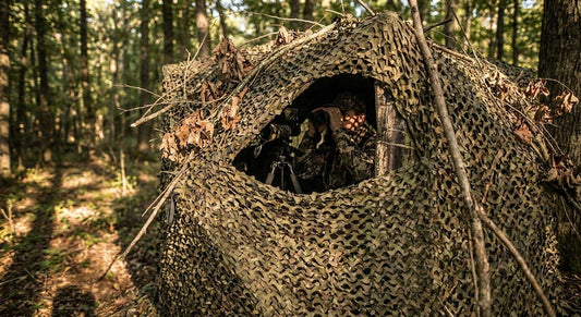 Camo netting for hides and blinds