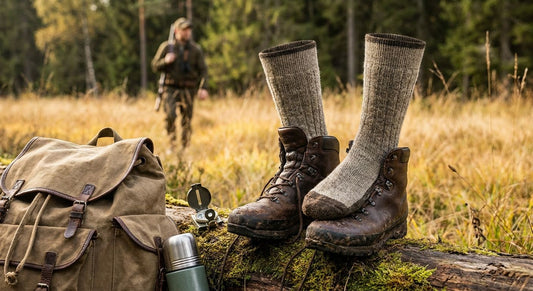 Hunting socks for long days in the field