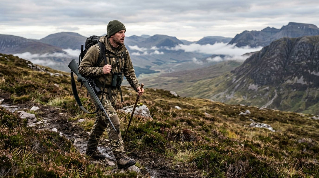 Hunting clothing for hill walking and stalking