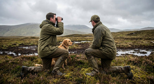 Hunting clothing for wet and boggy ground in Ireland