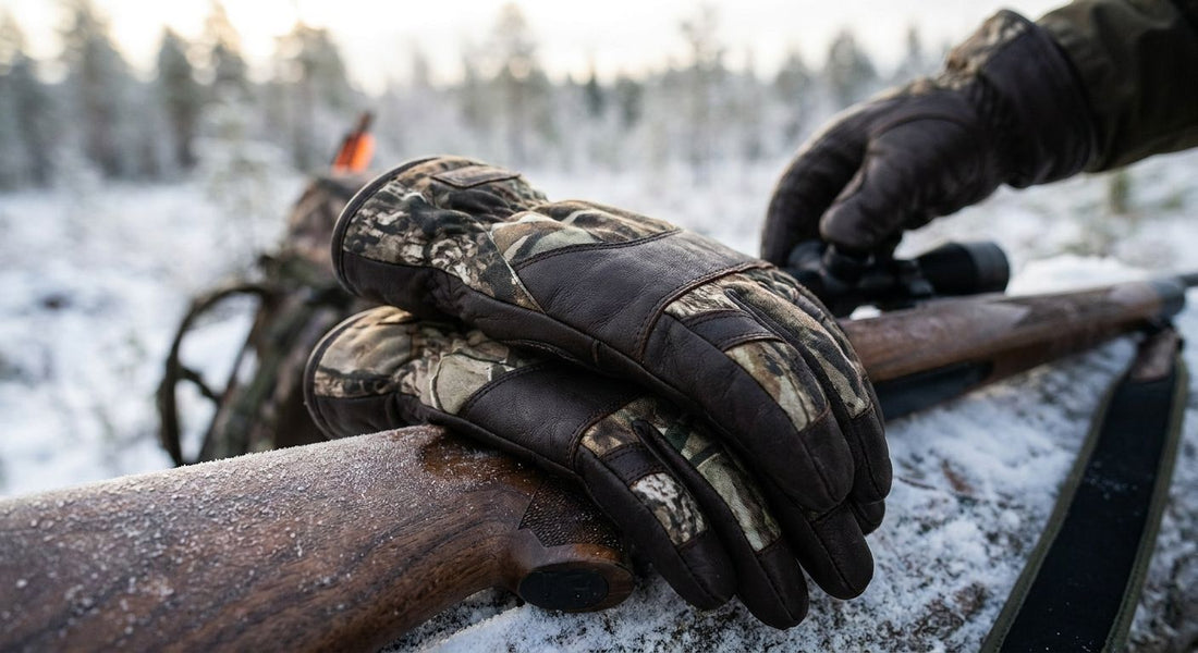 Hunting gloves for cold weather shooting