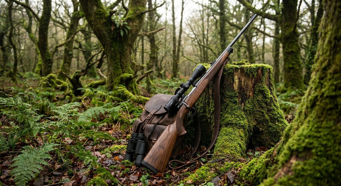 Rifles for deer stalking in Irish woodland