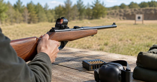 How to zero a red dot sight on a rimfire rifle