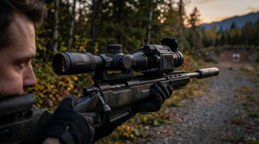 Night vision clip-on units for existing rifle scopes