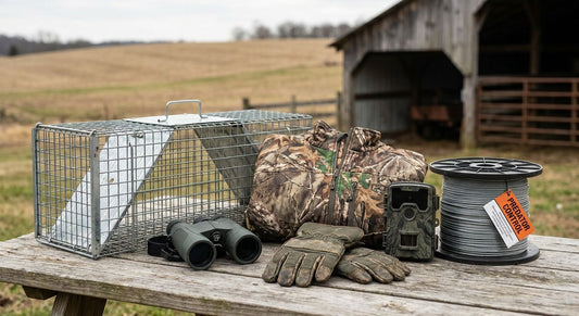 Pest control gear for farmers dealing with foxes