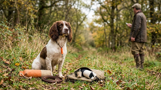 Gundog training equipment for spaniels