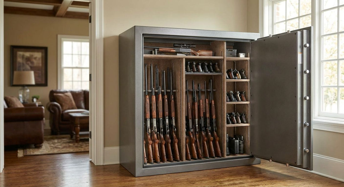 Gun safes for large firearm collections