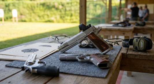 Pistols for target shooting and sport clubs