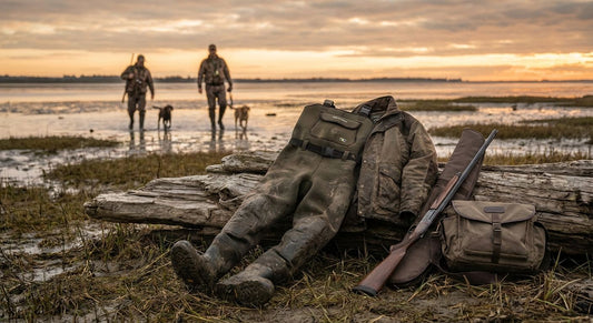 Waders for wildfowling on the foreshore