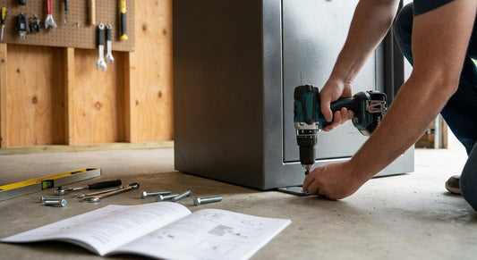 How to secure a gun safe to a wall or floor