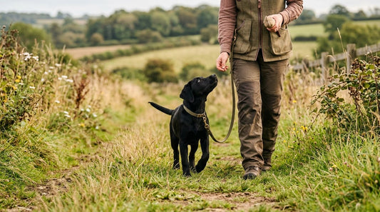 How to introduce a puppy to gundog training