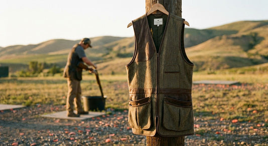 Shooting vests for clay pigeon shooting