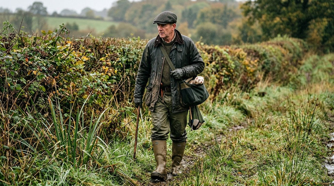 Clothing for ferreting in wet conditions