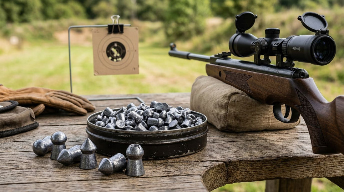 Lead pellets for air rifle target and pest control