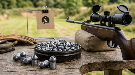 Lead pellets for air rifle target and pest control