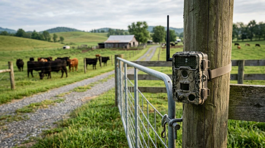 Trail cameras for farm security