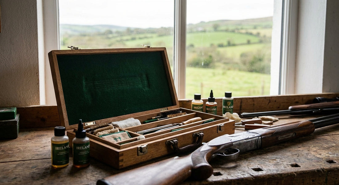 Gun cleaning kits for shotguns and rifles