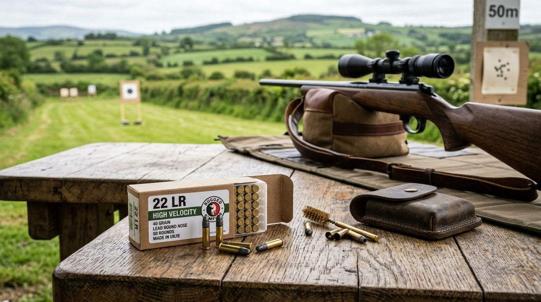.22 LR ammunition for rimfire practice and vermin