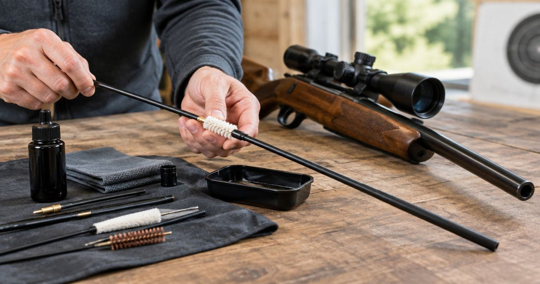 How to clean an air rifle barrel and action