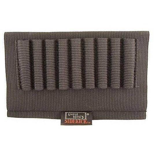 Uncle Mike's | Open Rifle Buttstock Shell Holder | Holds 9 Cartridges | Black