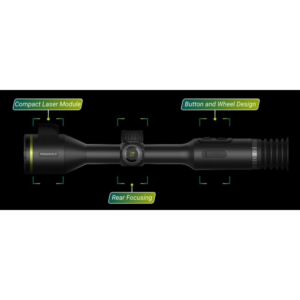 Pixfra | Pegasus 2 Lrf Thermal Riflescope | 640x512 Sensor | 50mm Lens