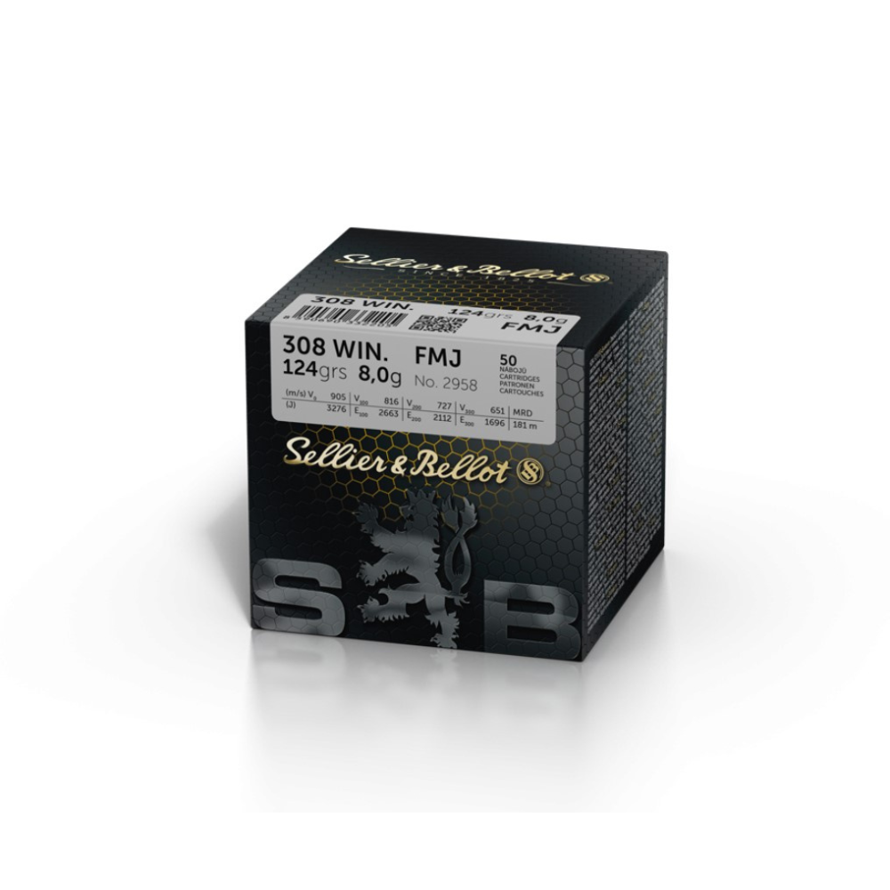 Sellier & Bellot | 308 Win 8.0g / 124gr FMJ