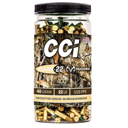 CCI | 22lr HV Target Clean Realtree 40gr LRN | 400 Pack