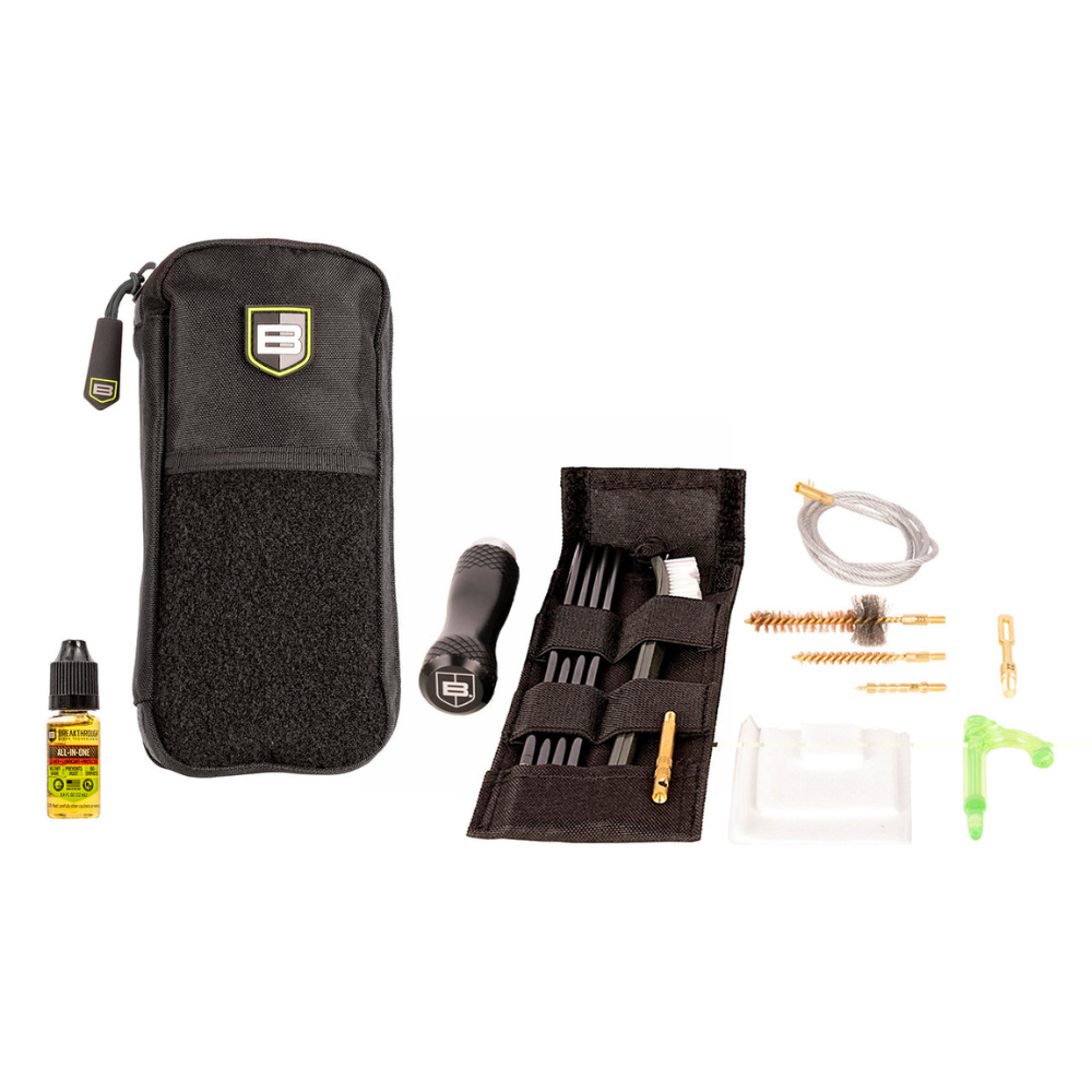 Breakthrough Clean Technologies | Badge Series Rod & Pull-Through Cleaning Kit w/ Molle Pouch | 6.5mm