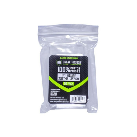 Breakthrough Clean Technologies | 1.75" Square | 270 Thru 357 Caliber | 50-pack