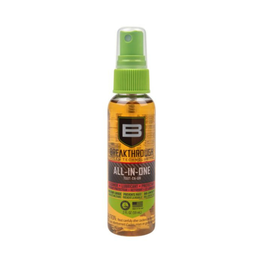 Breakthrough Clean Technologies | Battle Born Bio-Synthetic All-In-One Cleaner | Lubricant | Protectant | 2oz Bottle